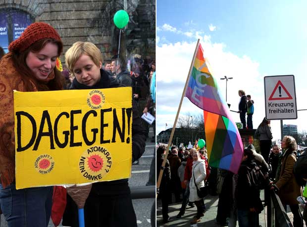 Anti AKW Demo in Hamburg 2011