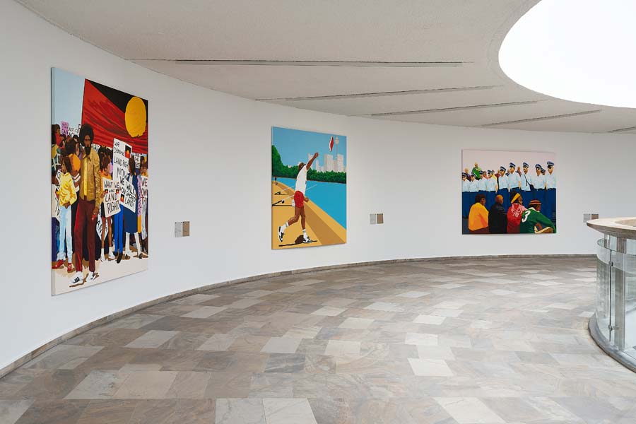 documenta fifteen: Richard Bell, 2022, Installationsansicht, Fridericianum, Kassel, 14. Juni 2022, Foto: Nicolas Wefers