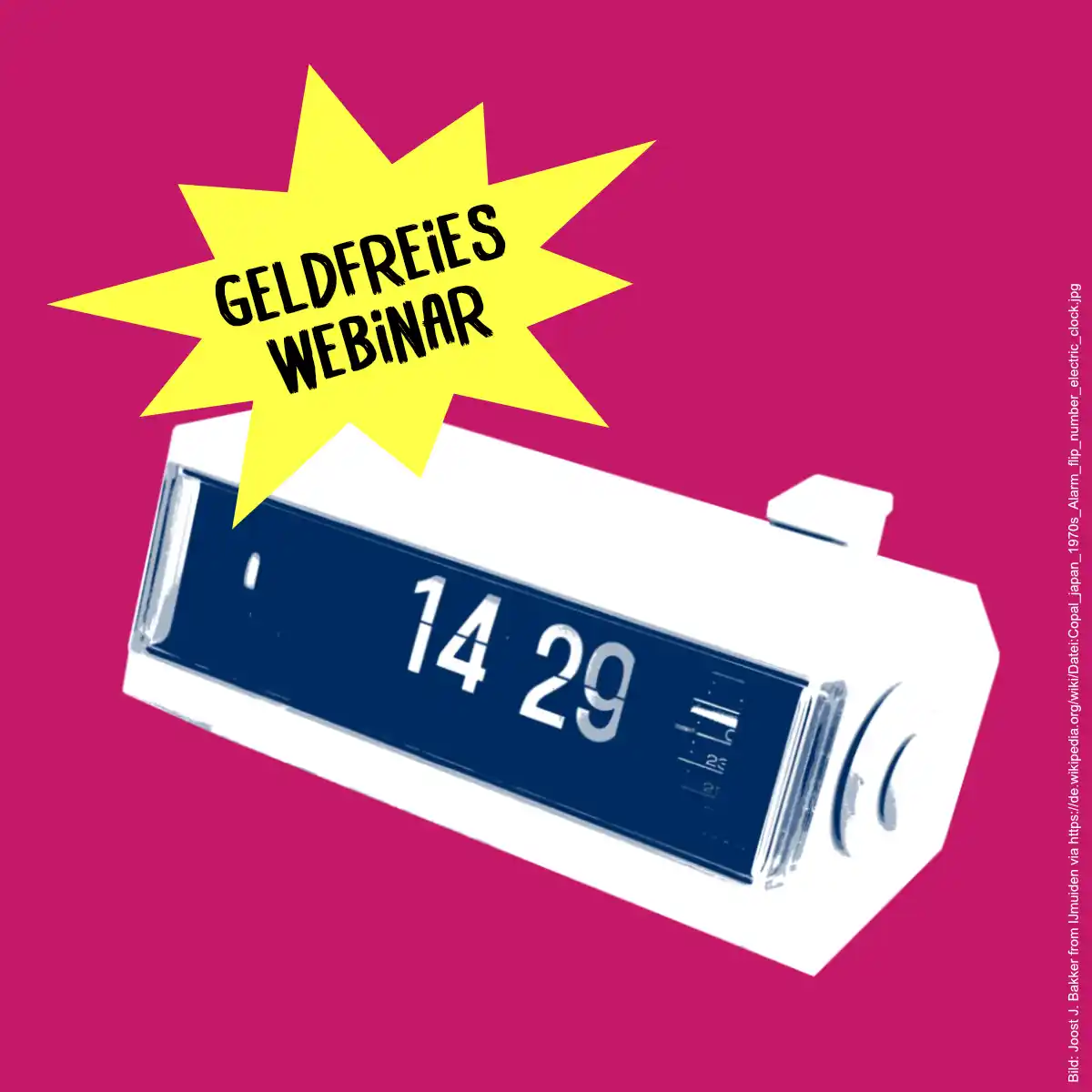 Geldfreies Webinar zum Thema Zeit und Zeitwohlstand