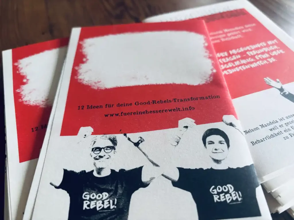 12 Ideen für Good Rebels – eine Broschüre im Risoprint