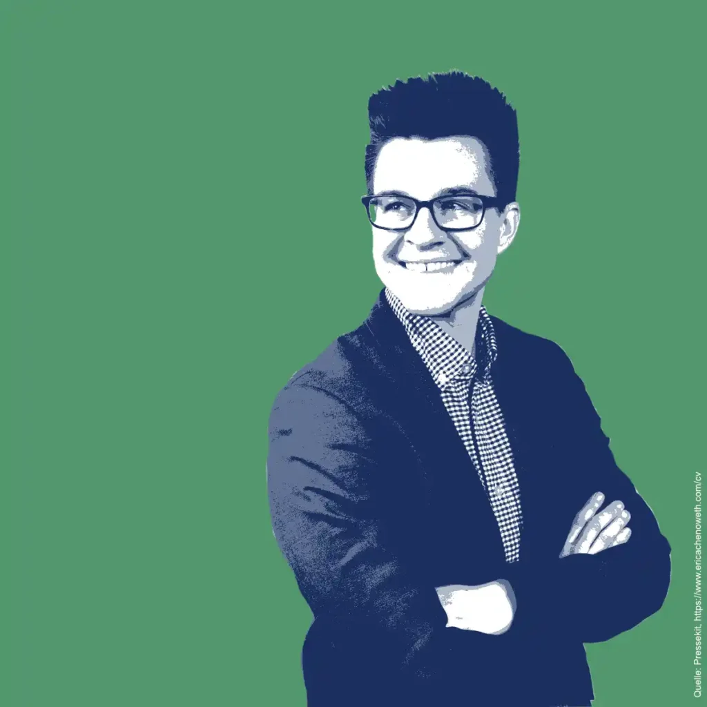 Portrait von Erica Chenoweth, Co-Autorin des Buches "Warum ziviler Widerstand funktioniert"